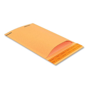 Self-sealing Kraft Bubble Mailer, #0, Square Flap, Self-adhesive Closure, 6.75 X 9, Golden Brown Kraft, 250-pack