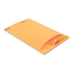 Self-sealing Kraft Bubble Mailer, #5, Square Flap, Self-adhesive Closure, 11.25 X 15, Golden Brown Kraft, 100-pack