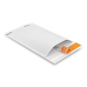 Self-sealing Kraft Bubble Mailer, #0, Square Flap, Self-adhesive Closure, 6.75 X 9, White, 250-pack