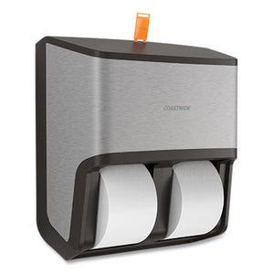 J-series Quad Bath Tissue Dispenser, 13.52 X 7.51 X 14.66, Black Metallic