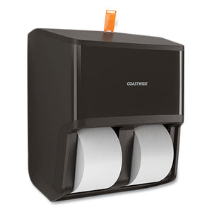 J-series Quad Bath Tissue Dispenser, 13.52 X 7.51 X 14.66, Black