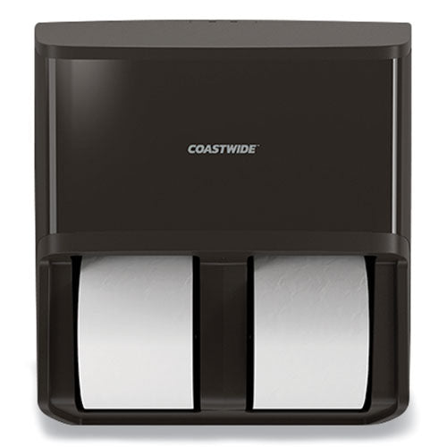 J-series Quad Bath Tissue Dispenser, 13.52 X 7.51 X 14.66, Black