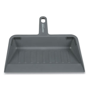 Heavy Duty Dustpan, Plastic, 11.9" Wide, Gray