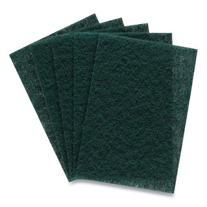Heavy Duty Scouring Pads, Green, 12-pack