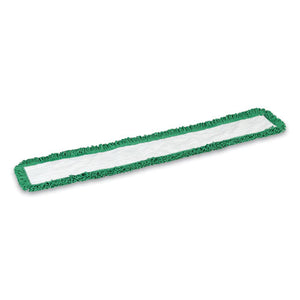 Looped-end Dust Mop Head, Microfiber, 48 X 5, Green