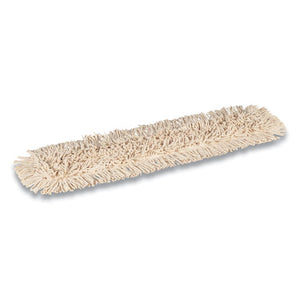 Cut-end Dust Mop Head, Economy, Cotton, 36 X 5, White