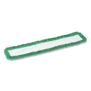 Looped-end Dust Mop Head, Microfiber, 36 X 5, Green
