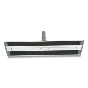 Wet-dry Microfiber Mop Frame, 15.75" X 3.15", Aluminum-plastic, Gray-orange