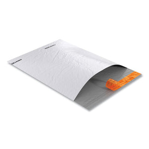 Self-sealing Poly Mailer, Square Flap, Self-adhesive Closure, 10 X 13, White, 100-box