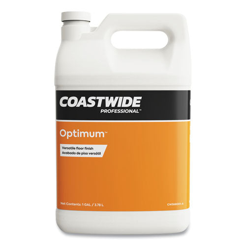 Optimum Floor Finish, Unscented, 3.78 L, 4-carton