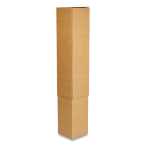 Telescoping Inner Boxes, 200 Lb Mullen Rated, Half Slotted Container, 6 X 6 X 48 To 90, Brown Kraft, 25-bundle