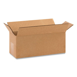 Fixed-depth Shipping Boxes, 200 Lb Mullen Rated, Regular Slotted Container (rsc), 30 X 10 X 10, Brown Kraft, 20-bundle