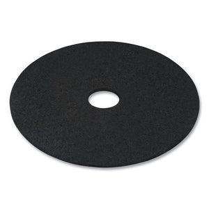 Stripping Floor Pads, 20" Diameter, Black, 5-carton