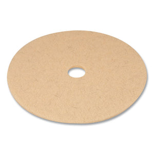 Polishing Floor Pads, 20" Diameter, White, 5-carton