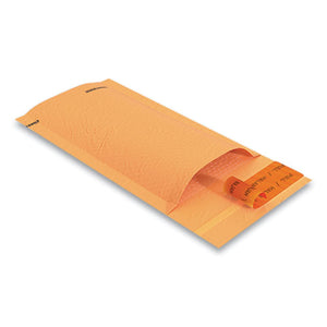 Self-sealing Kraft Bubble Mailer, #000, Square Flap, Self-adhesive Closure, 4.63 X 6.75, Golden Brown Kraft, 500-carton