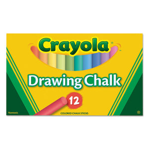 ESCYO510403 - Colored Drawing Chalk, 12 Assorted Colors 12 Sticks-set