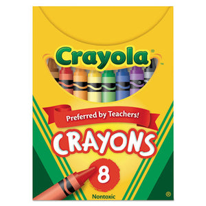 ESCYO520008 - Classic Color Crayons, Tuck Box, 8 Colors