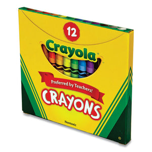 Classic Color Crayons, Tuck Box, Assorted, 12-box