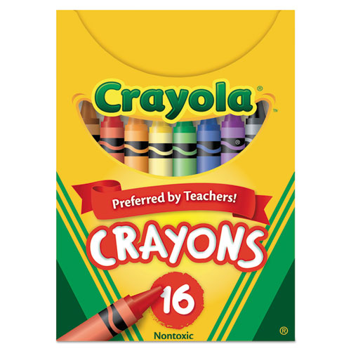 ESCYO520016 - Classic Color Crayons, Tuck Box, 16 Colors