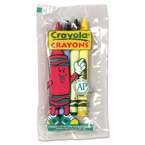 ESCYO520083 - Classic Color Crayons In Cello Pack, 4 Colors, 4-pack, 360 Packs-carton