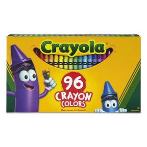 ESCYO520096 - Classic Color Crayons In Flip-Top Pack With Sharpener, 96 Colors
