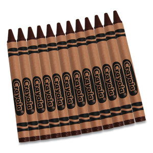 Bulk Crayons, Brown, 12-box