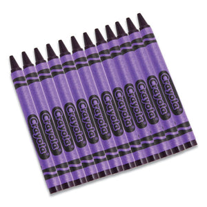 Bulk Crayons, Violet, 12-box