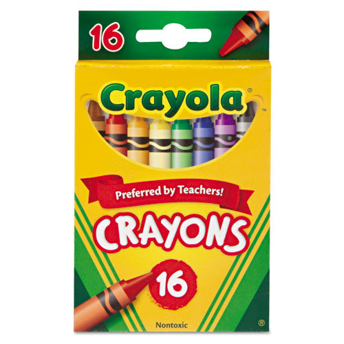 ESCYO523016 - Classic Color Crayons, Peggable Retail Pack, 16 Colors