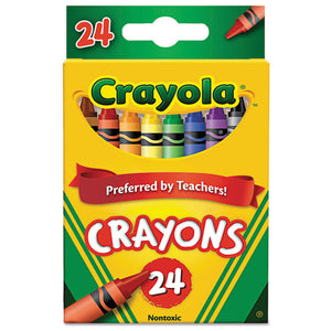 ESCYO523024 - Classic Color Crayons, Peggable Retail Pack, 24 Colors