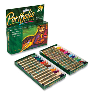 Portfolio Series Oil Pastels, 24 Assorted Colors, 24-pack