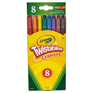 ESCYO527408 - Twistable Crayons, 8 Traditional Colors-set