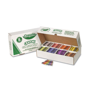 ESCYO528008 - Classpack Regular Crayons, 8 Colors, 800-bx