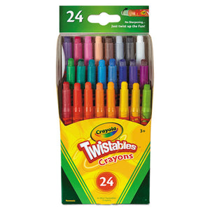 ESCYO529724 - Twistables Mini Crayons, 24 Colors-pack