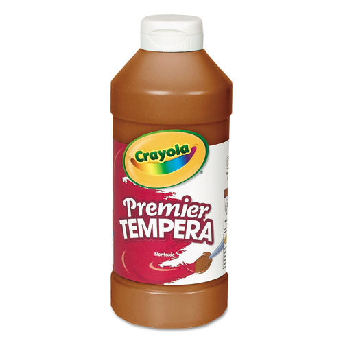 Premier Tempera Paint, Brown, 16 Oz