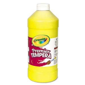 Premier Tempera Paint, Yellow, 32 Oz