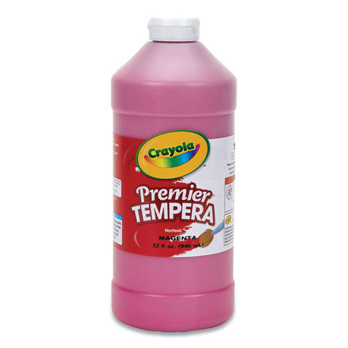 Premier Tempera Paint, Magenta, 32 Oz Bottle