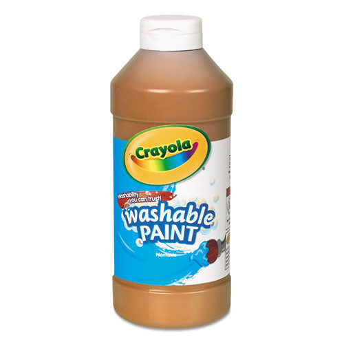 Washable Paint, Brown, 16 Oz