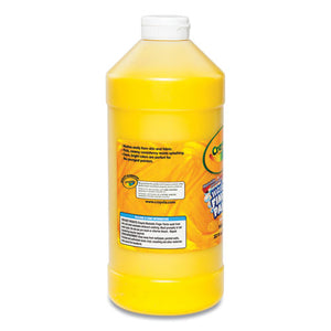 Washable Fingerpaint, Yellow, 32 Oz Bottle