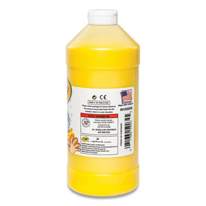 Washable Fingerpaint, Yellow, 32 Oz Bottle