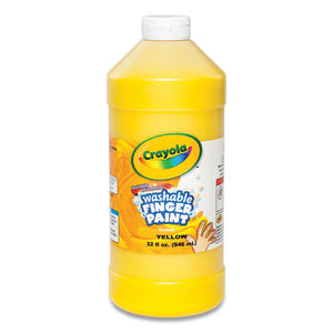 Washable Fingerpaint, Yellow, 32 Oz Bottle