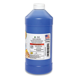 Washable Fingerpaint, Blue, 32 Oz Bottle