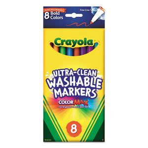 ESCYO587836 - Washable Markers, Fine Point, Bold Colors, 8-set