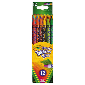 ESCYO687508 - Twistables Erasable Colored Pencils, 12 Assorted Colors-pack