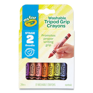 My First Triangular Crayons, 8-pack