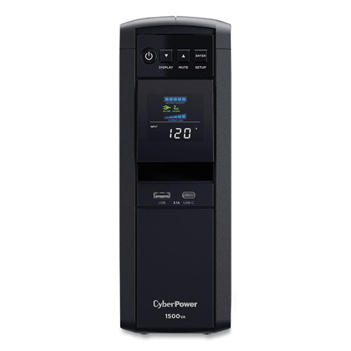 Pfc Sinewave Cp1500pfclcd Ups Battery Backup, 10 Outlets, 1500 Va, 1030 J