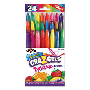 Crayon,scent,gel,24pk,ast