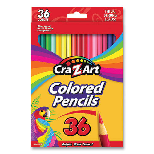 Colored Pencils, 36 Assorted Lead-barrel Colors, 36-box