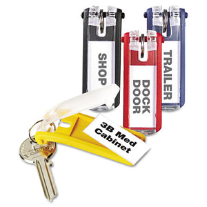 ESDBL194900 - Key Tags For Locking Key Cabinets, Plastic, 1 1-8 X 2 3-4, Assorted, 24-pack