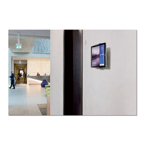 Wall-mounted Tablet Holder, Silver-charcoal Gray