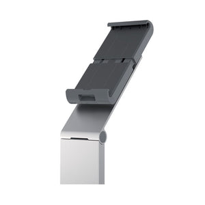 Wall-mounted Tablet Holder, Silver-charcoal Gray